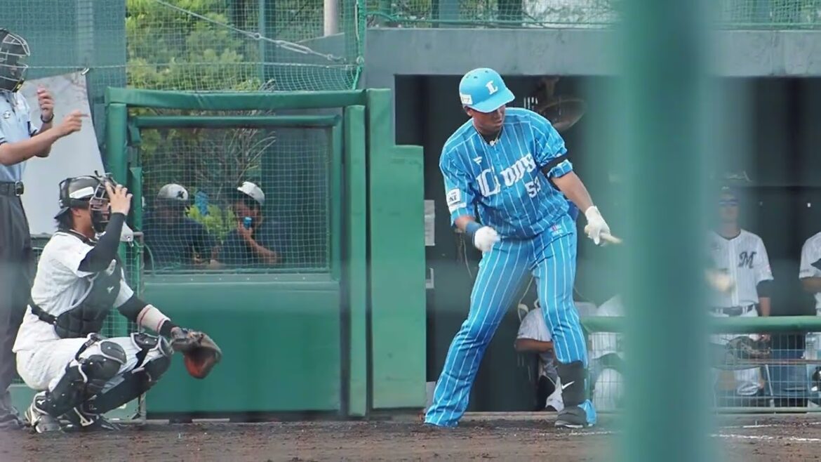 2023.08.19 千葉ロッテ-埼玉西武(ロッテ浦和) 愛斗 打席シーン