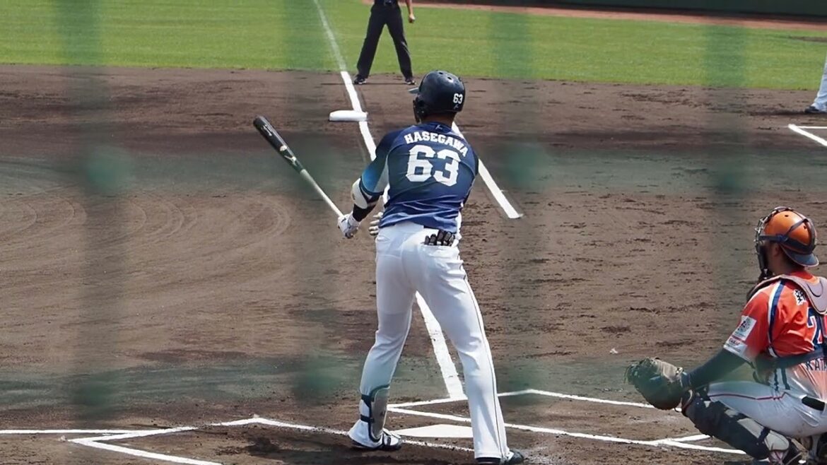 2024.06.01 オイシックス新潟-埼玉西武(長岡悠久山) 長谷川信哉 打席シーン