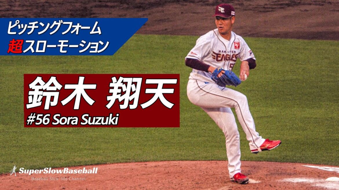 楽天・鈴木翔天投手【スローで見るプロのピッチングフォーム】