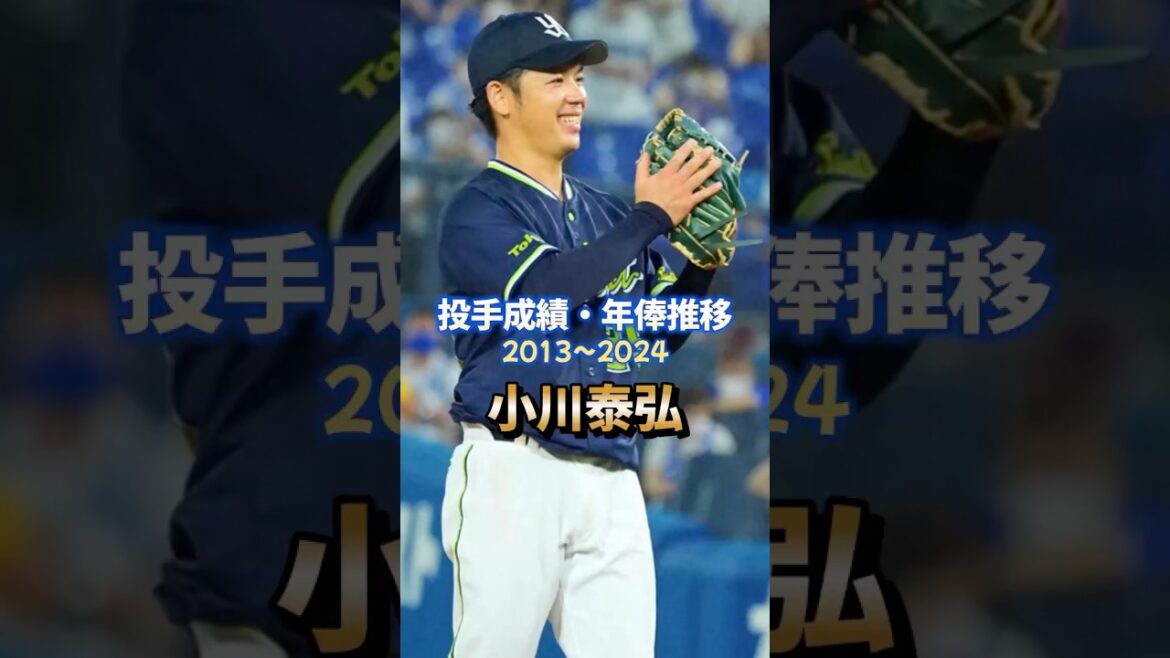 小川泰弘 投手成績・年俸推移 #プロ野球 #ヤクルトスワローズ