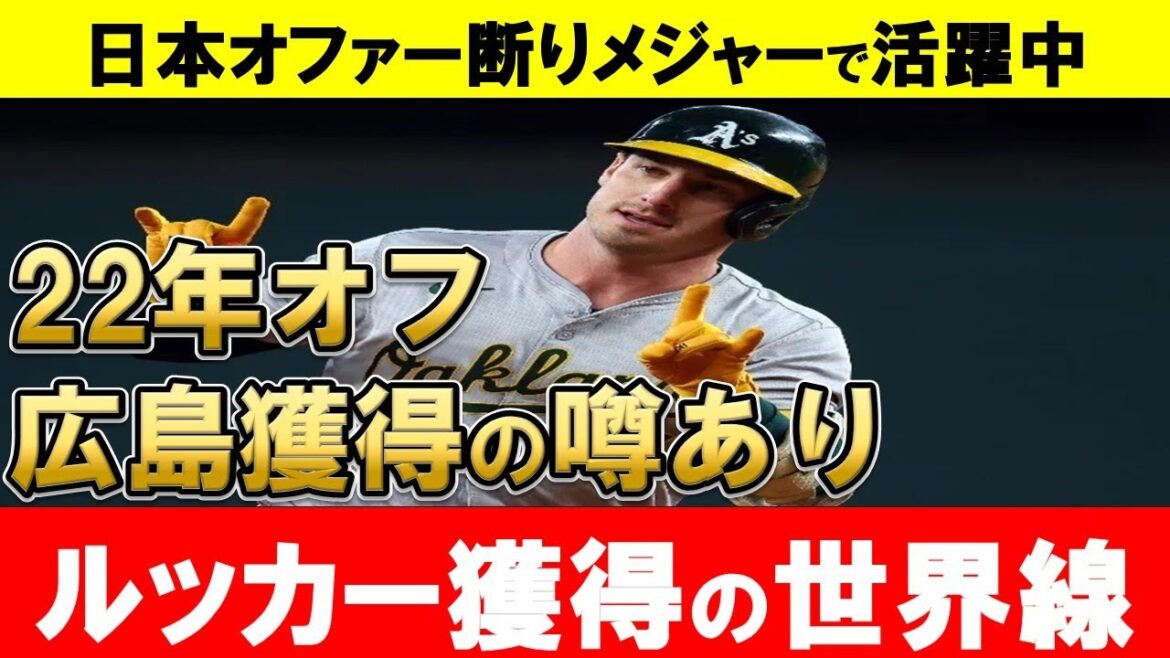【カープ】ルッカーを獲得していたらどうなっていた？かつてカープ獲得の噂あり。メジャーで2年連続30本塁打記録中【広島東洋カープ】