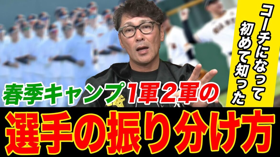 【判断基準は〇〇】元コーチが語る‼︎春季キャンプ1軍2軍の選手の振り分け方とは⁉︎/さらに今と昔の自主トレの違いとは？