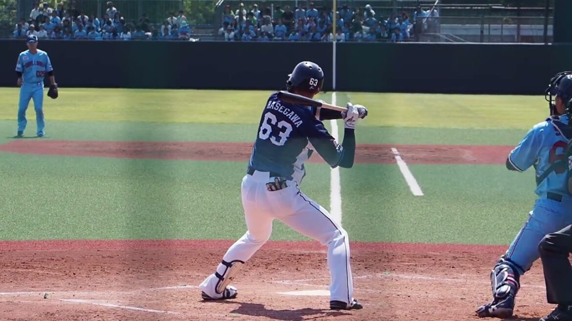 2024.05.25 東京ヤクルト-埼玉西武(ヤクルト戸田) 長谷川信哉 打席シーン