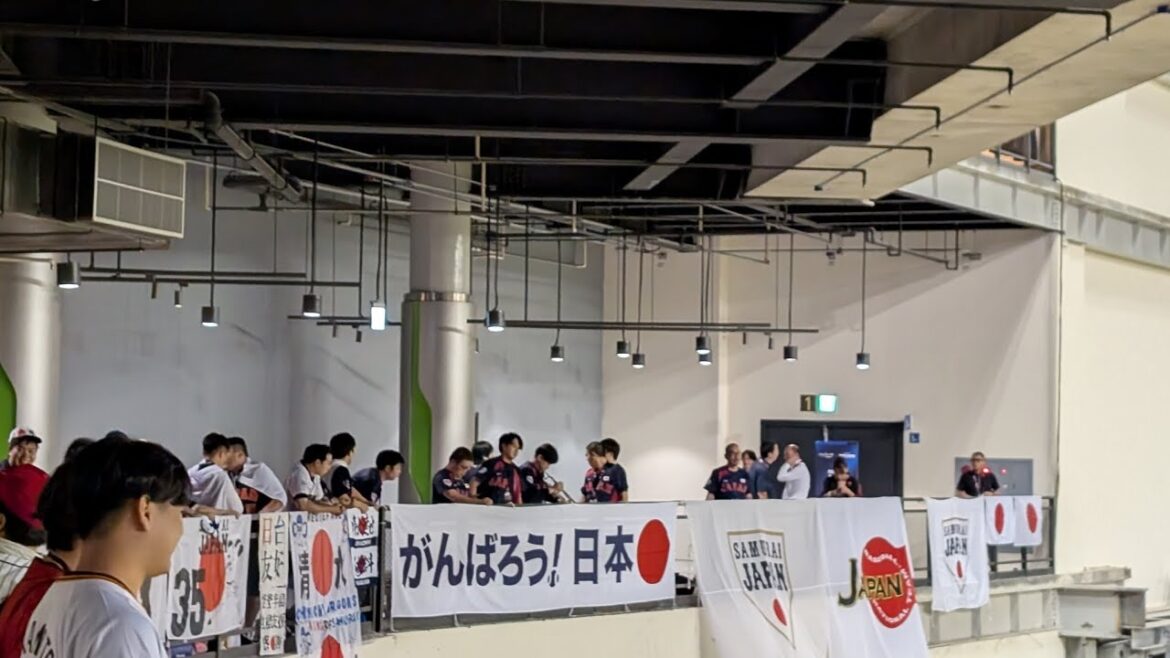 超完全アウェイ！ 侍ジャパン試合前応援歌1-9 台湾での台湾戦！台湾代表-日本代表 プレミア12 2024/11.15