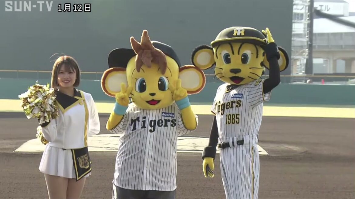 阪神タイガース14年ぶり新マスコット「コラッキー」お披露目