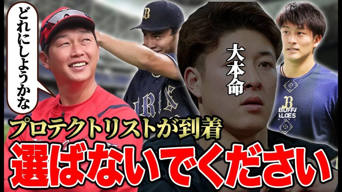 【人的補償】プロテクトリストが到着したみたいですが、この選手たちはやめてね？【オリックスバファローズ】