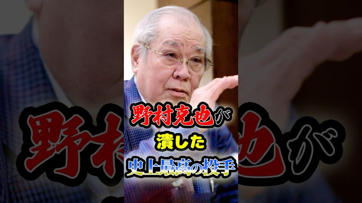 野村克也が潰してしまった「史上最高の投手」に関する雑学 #野球 #プロ野球 野村克也が潰してしまった「史上最高の投手」に関する雑学 #野球 #プロ野球