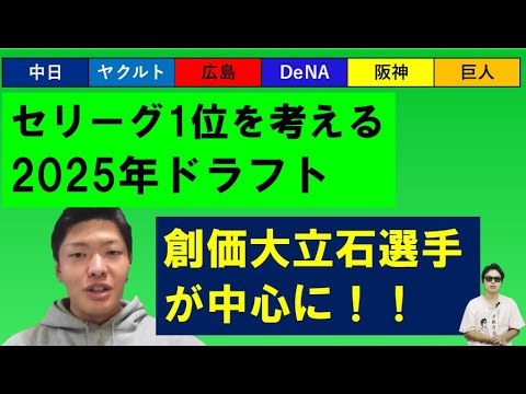2025年ドラフトセリーグ6球団の1位をやまけんさんと考える 2025年ドラフトセリーグ6球団の1位をやまけんさんと考える
