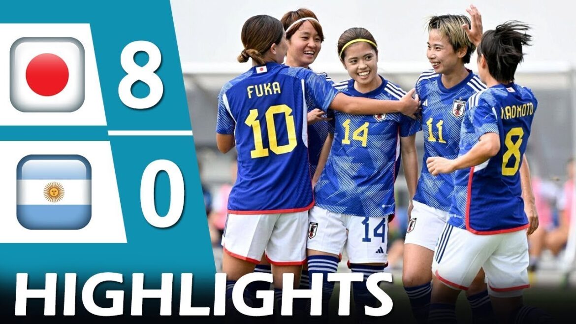 「強豪相手に8点完全に狂ってる....！」なでしこジャパンが強豪アルゼンチンに衝撃の8発圧勝！長谷川唯が2Gに海外衝撃「日本は次元が違う」