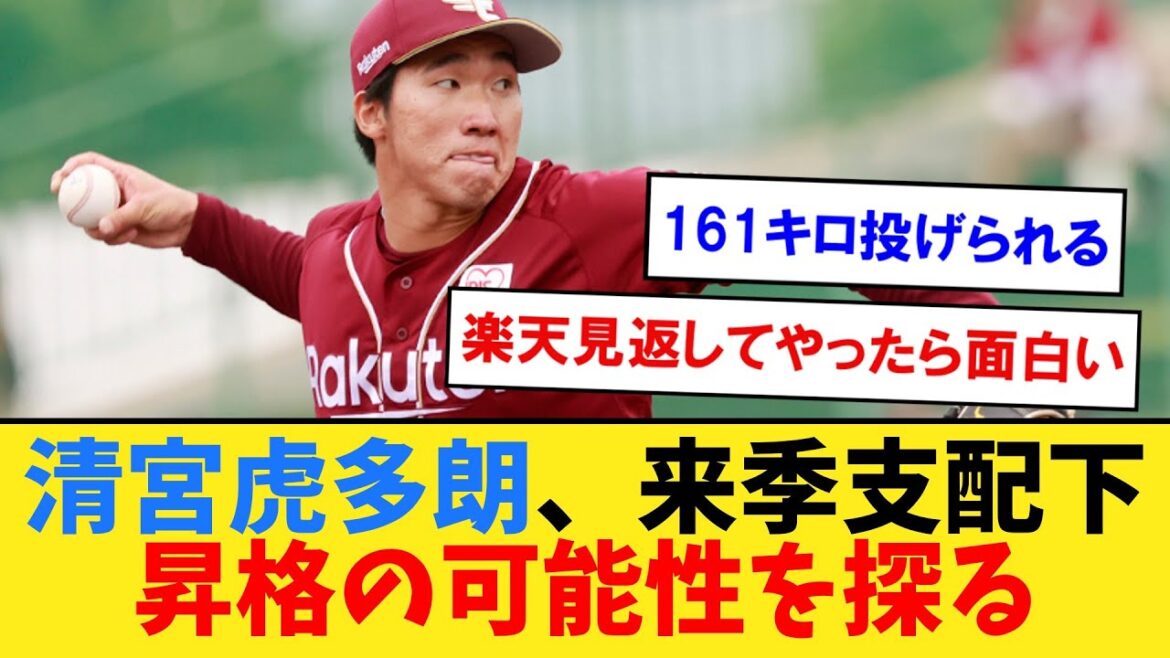 【日本ハム】清宮虎多朗、来季支配下昇格の可能性を探る【なんJ２ch５chプロ野球反応集】
