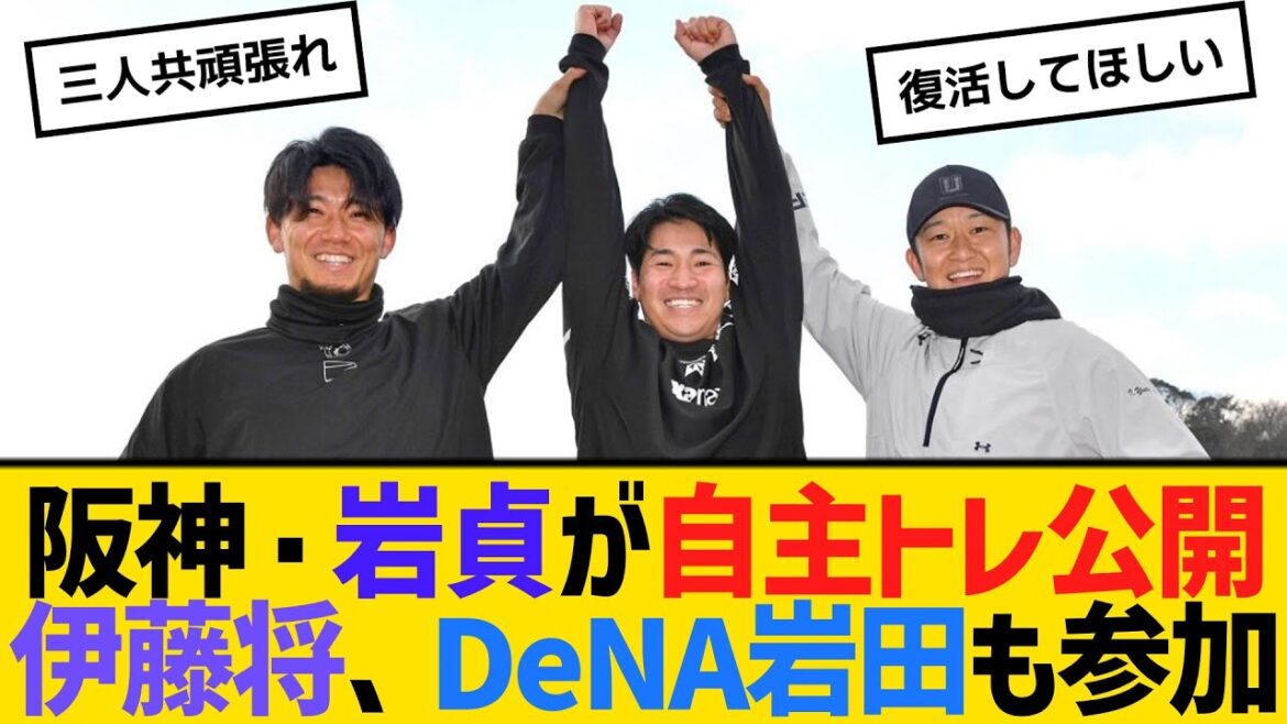 阪神・岩貞祐太が自主トレ公開！伊藤将司、DeNA岩田将貴も参加　【ネットの反応】【反応集】
