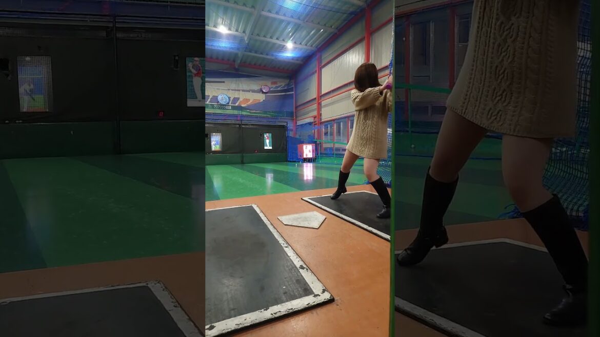 これがストライク！？審判に抗議してみた #バッティング女子 #野球 #baseball