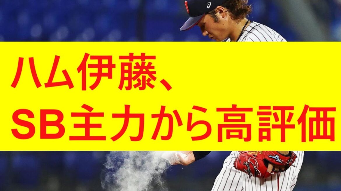 ハム伊藤、SB主力から高評価