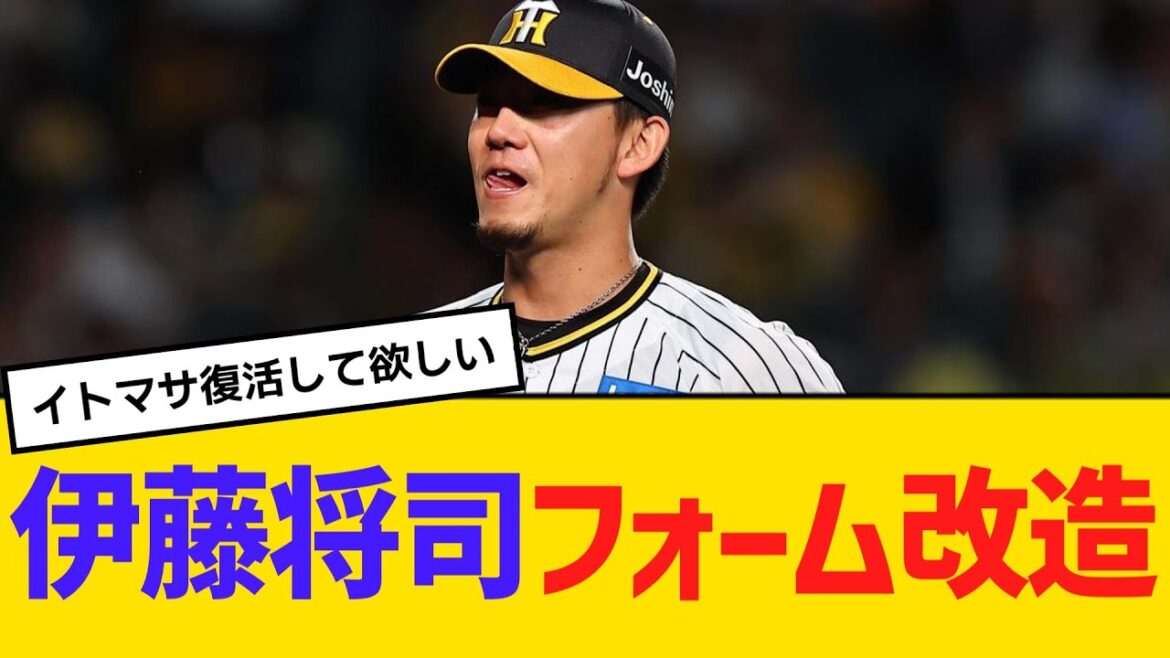 阪神・伊藤将司、フォーム改造　【ネットの反応】【反応集】