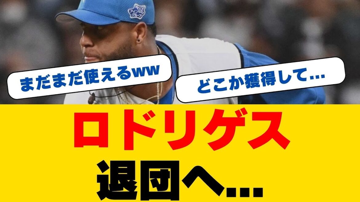 【日本ハム】ロドリゲスとマーフィーの退団を発表！7年在籍の功労投手と1年目中継ぎの決断