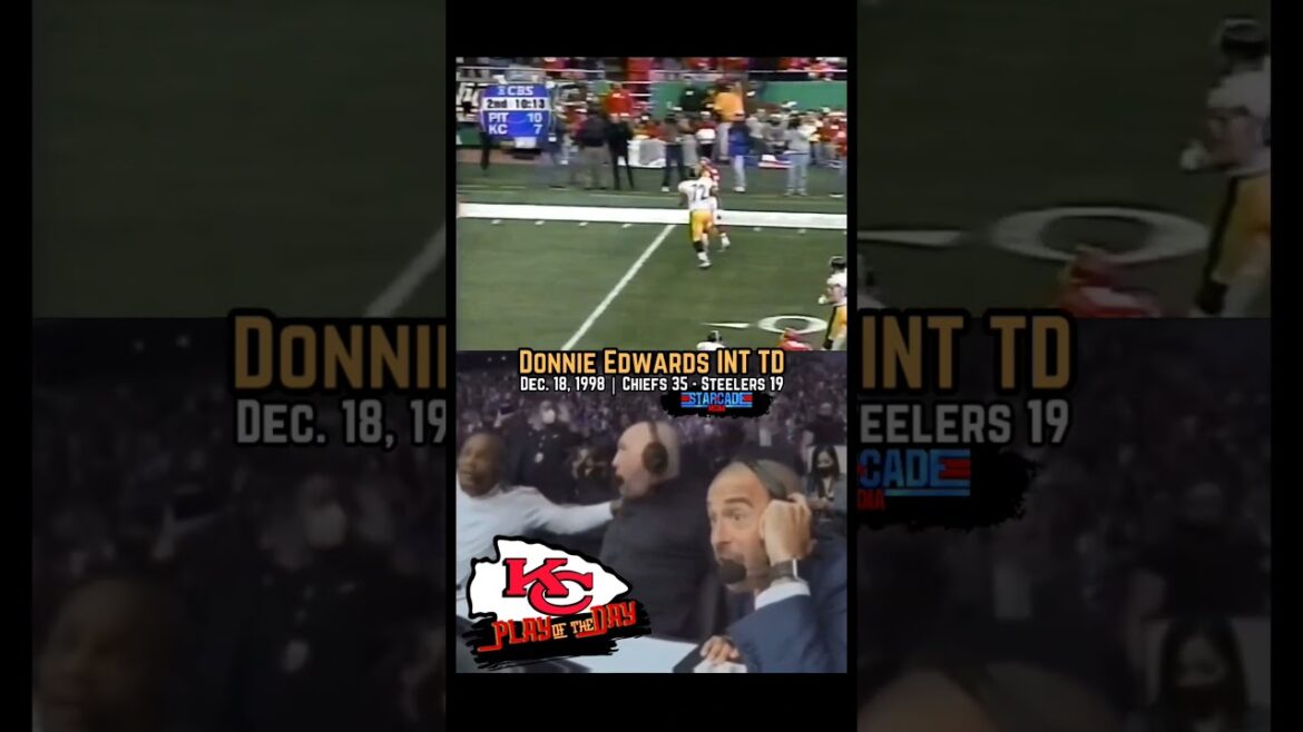 Donnie Edwards INT TD: Chiefs vs. Steelers