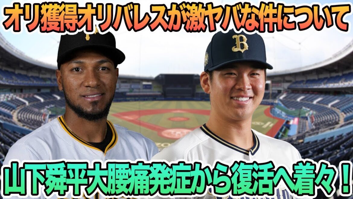 【オリックス獲得の長距離砲オリバレスが激ヤバな件について】 山下舜平大復活へ着々! オリックス オリバレス 山下舜平大 【オリックス獲得の長距離砲オリバレスが激ヤバな件について】 山下舜平大復活へ着々! オリックス オリバレス 山下舜平大