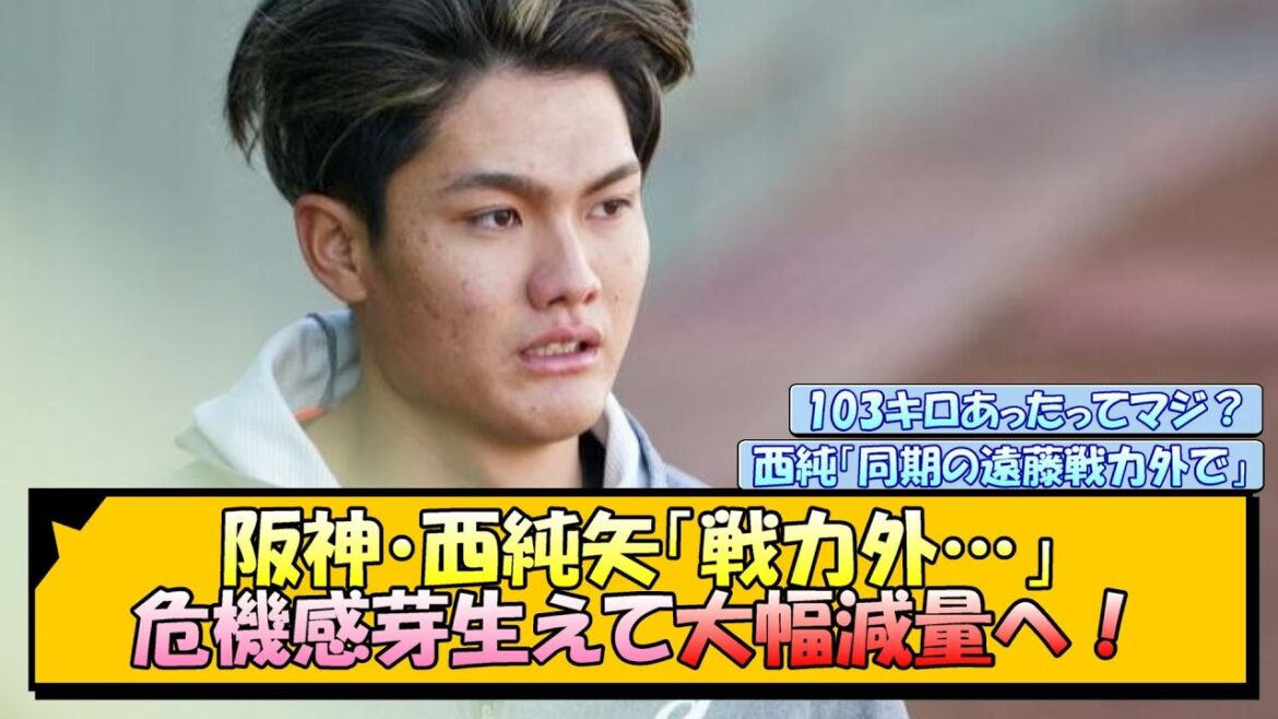 阪神・西純矢「戦力外…」危機感芽生えて大幅減量へ【なんJ/2ch/5ch/ネット 反応 まとめ/阪神タイガース/藤川球児】
