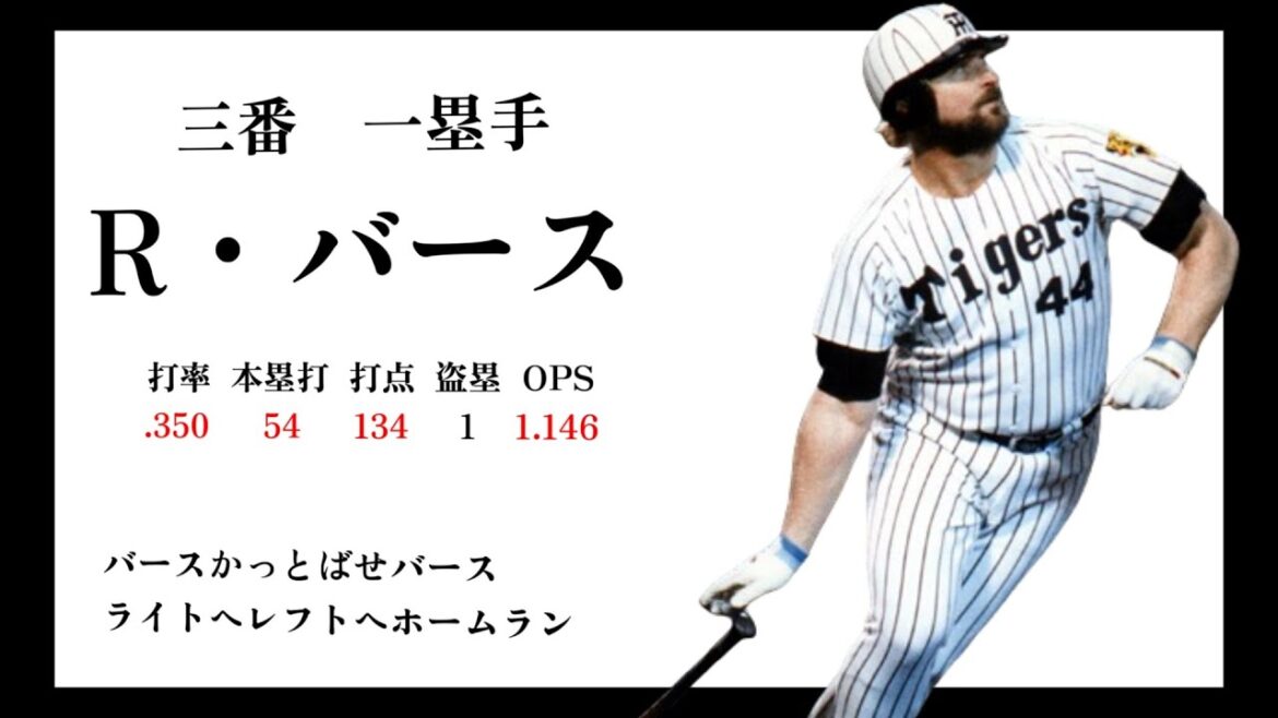 1985年 阪神タイガース 1-9