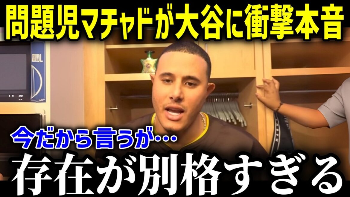 パドレスの問題児マチャドが激白！「正直、圧倒的だったよ…」事実上の決勝戦だったポストシーズン試合当時のドジャースと大谷に語ったまさかの本音とは？【海外の反応MLB野球大谷翔平パドレス戦】