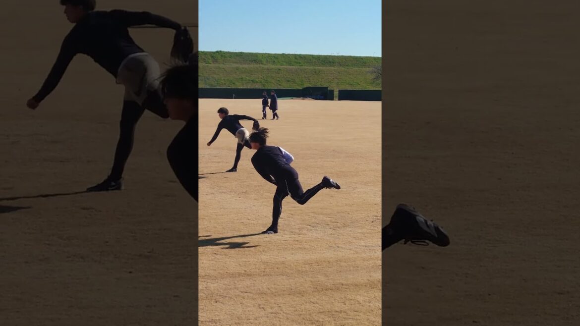 佐藤琢磨  投手、長谷川宙輝 投手 自主トレ 2025.1.13 戸田球場 #ヤクルトスワローズ