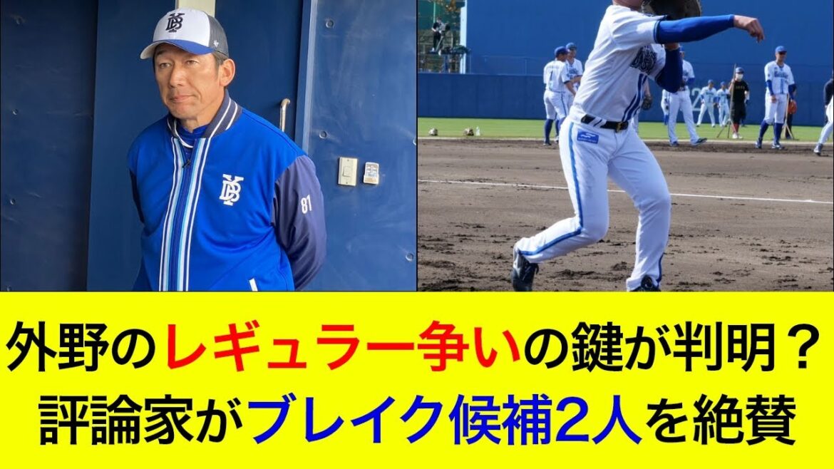 【外野のスタメン争いに動きあり?】三浦監督のキャンプ構想から外野のレギュラー争いの鍵が判明?評論家がブレイク候補2人を絶賛!【横浜DeNAベイスターズ】 【外野のスタメン争いに動きあり?】三浦監督のキャンプ構想から外野のレギュラー争いの鍵が判明?評論家がブレイク候補2人を絶賛!【横浜DeNAベイスターズ】