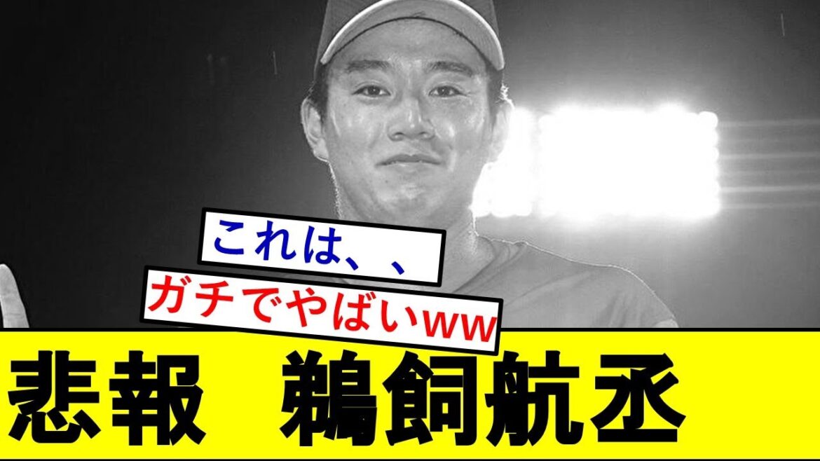 【悲報】中日ドラ2・鵜飼航丞さん、ガチでとんでもないことになっていた模様wwwwwwwwwww
