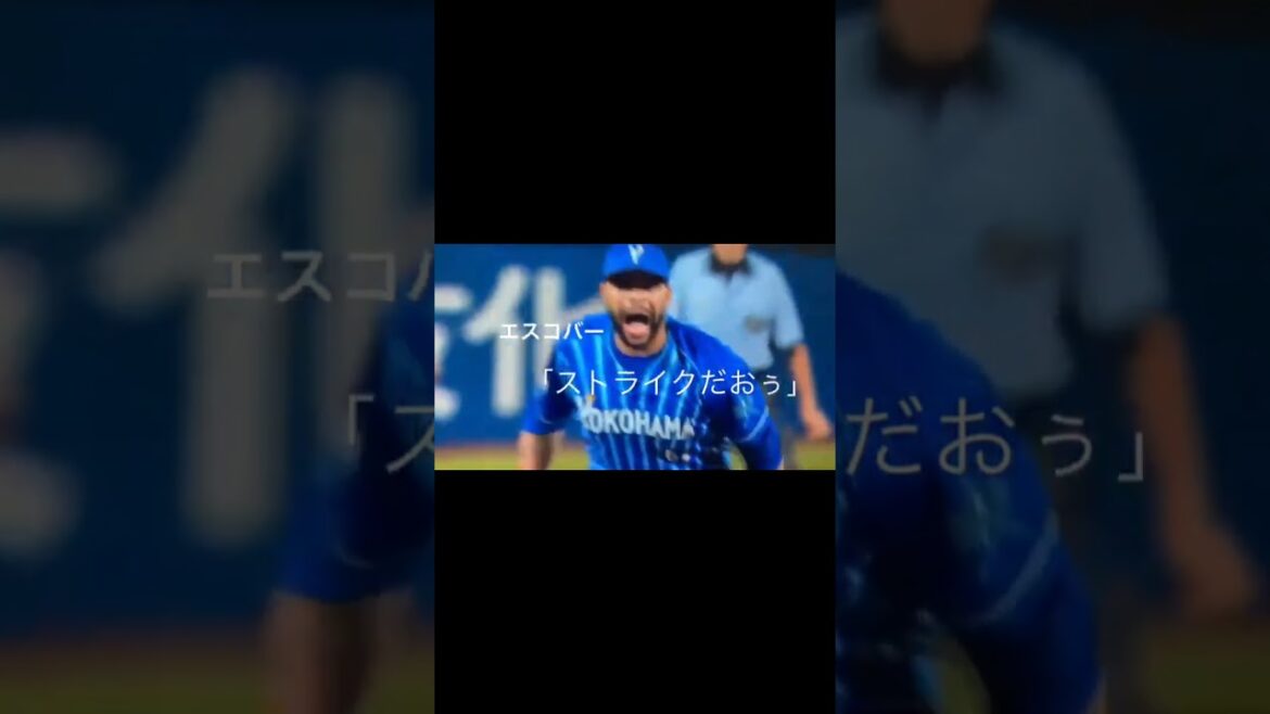 審判の際どすぎるジャッジに黙って投げるだけではいられないエスコバー #shorts  #エスコバー #ベイスターズ