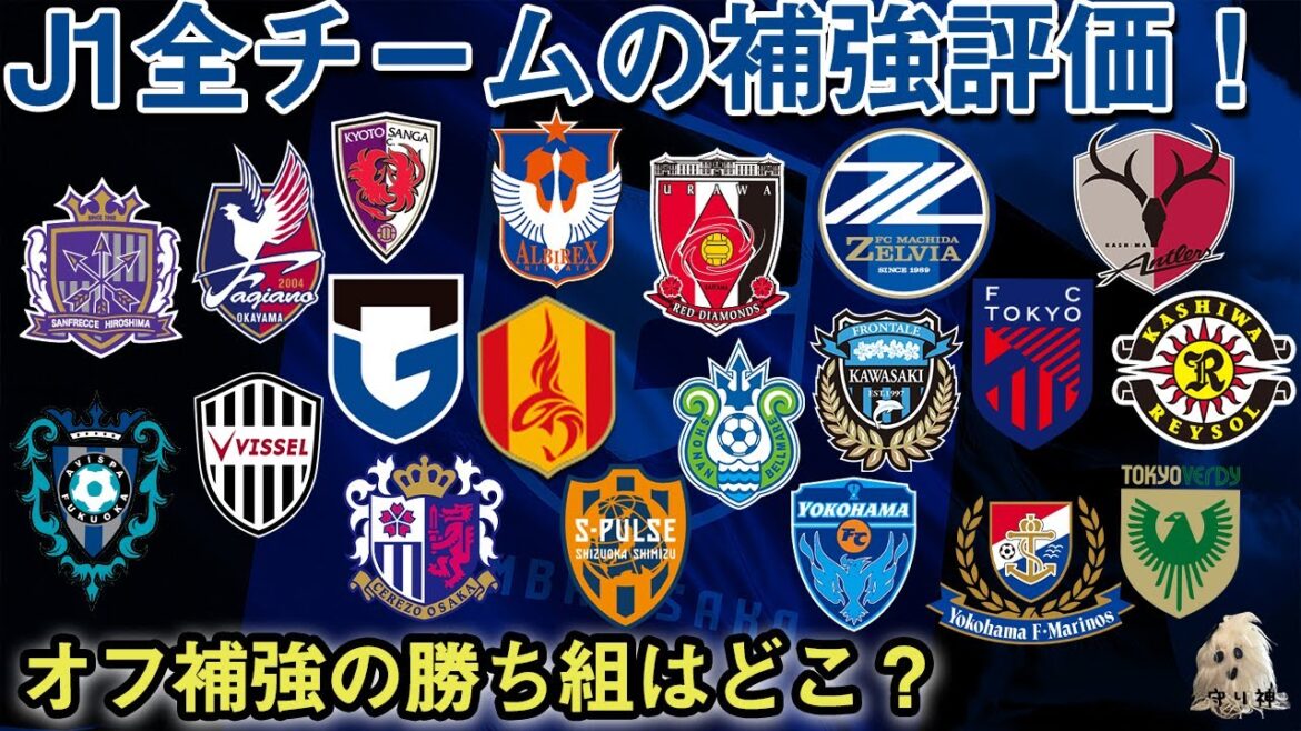 【Jリーグ】ガンバサポによるJ1全チーム補強評価！