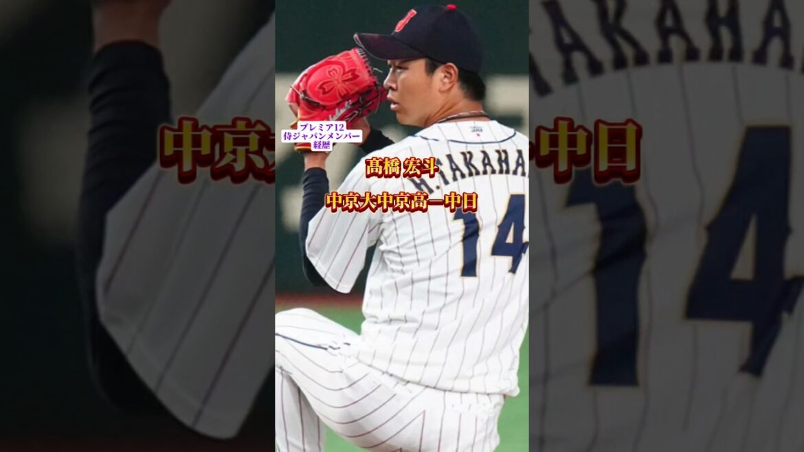 プレミア12侍ジャパンメンバー経歴