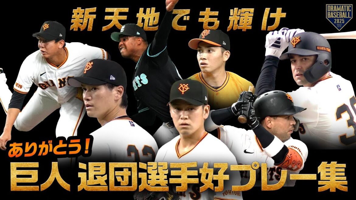 【ありがとう】 巨人 退団選手好プレー集【新天地でも輝け】