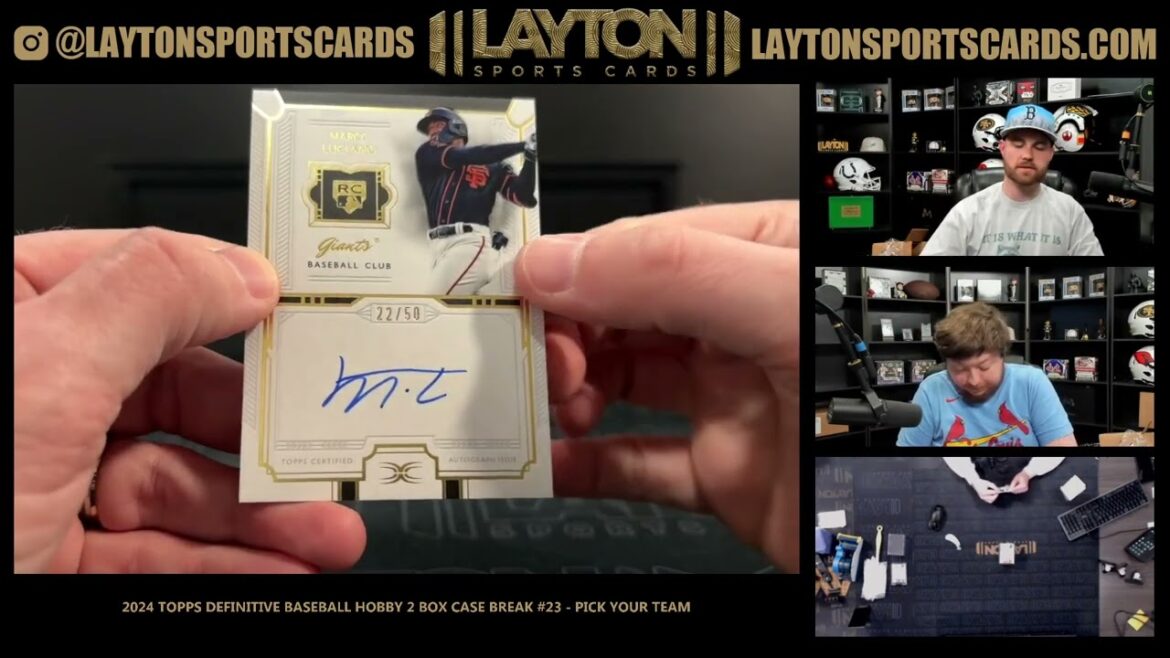2024 Topps Definitive Baseball Hobby 2 Box Case Break #23 2024 Topps Definitive Baseball Hobby 2 Box Case Break #23