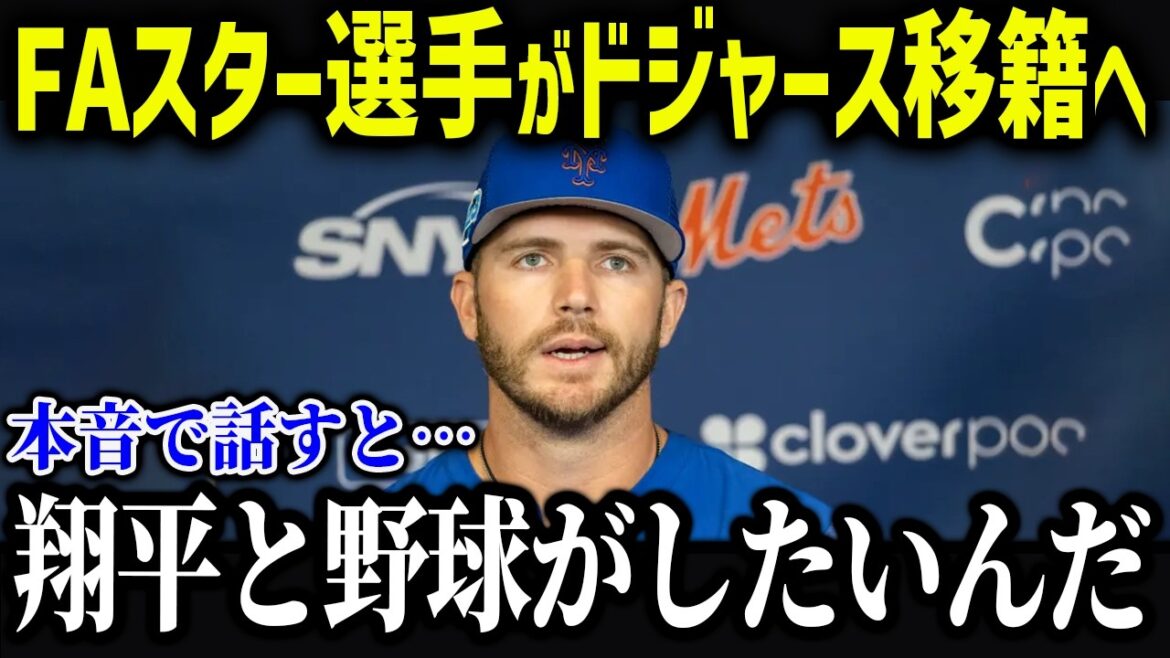 FAスター選手がド軍へ移籍「翔平と野球がしたい…」2025年のドジャースの戦略がヤバい！【海外の反応/MLB/メジャー/野球】
