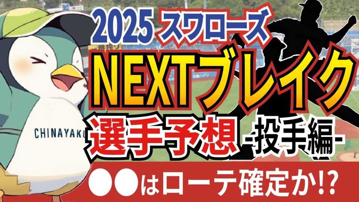 【予想】2025スワローズの次世代スターは誰だ？注目の投手を大予想！【◯◯はローテ確定か！？】