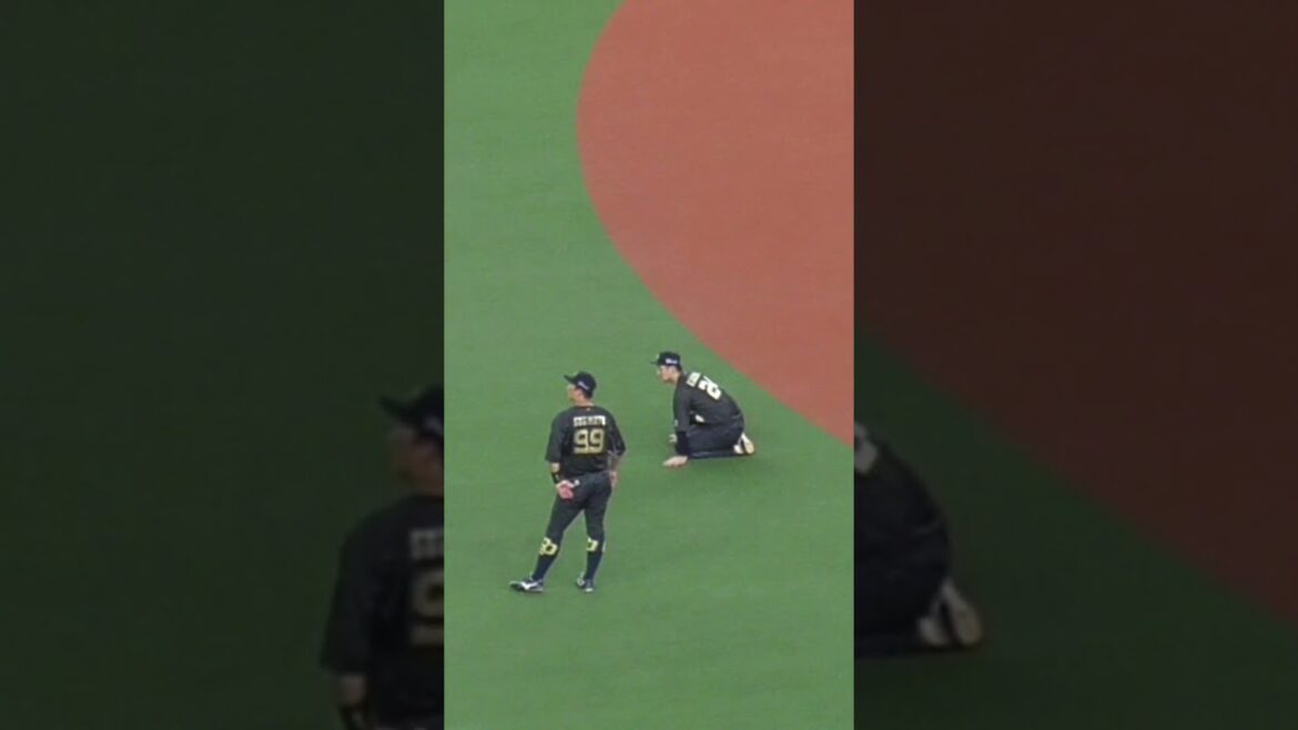 リプレー検証　杉本 裕太郎 ラオウ 待ち　紅林 弘太郎 土下座 待ち　#オリックスバファローズ #shorts