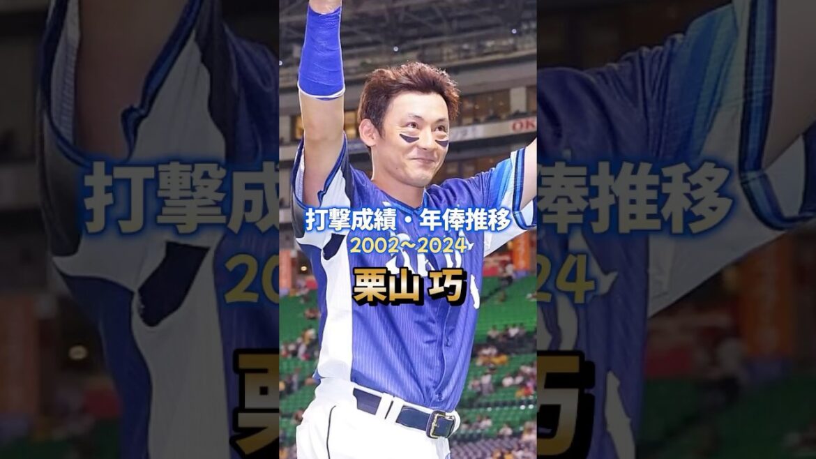 栗山巧 打撃成績・年俸推移 #プロ野球 #成績 #栗山巧