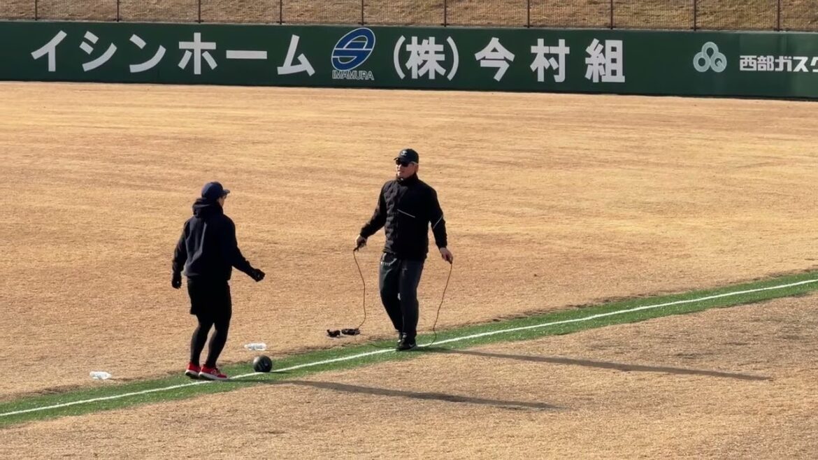 谷川原選手・安田選手自主トレ