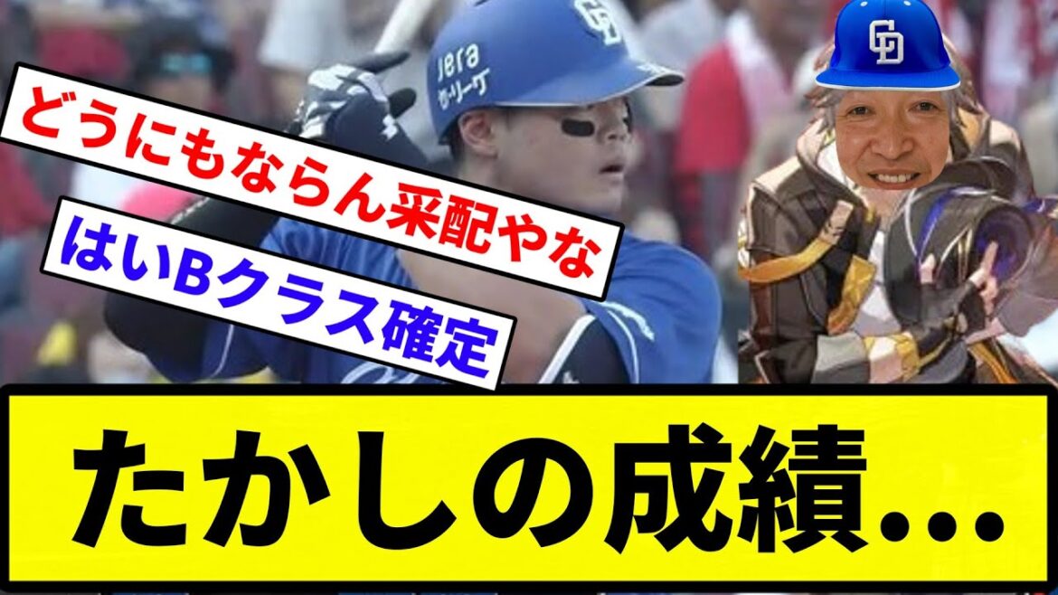【たかしは生え抜きになってんねん！】中日・細川成也.301 20本60打点【反応集】【プロ野球反応集】