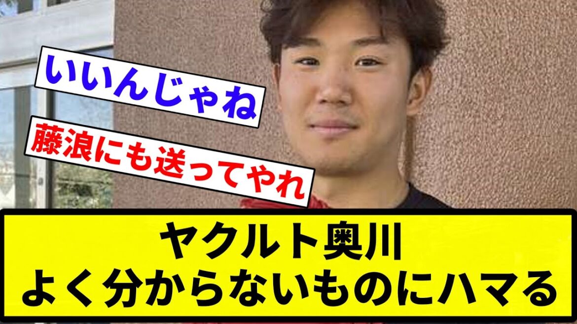 【グラブや！】ヤクルト奥川、よく分からないものにハマる・・・【プロ野球反応集】【2chスレ】【なんG】
