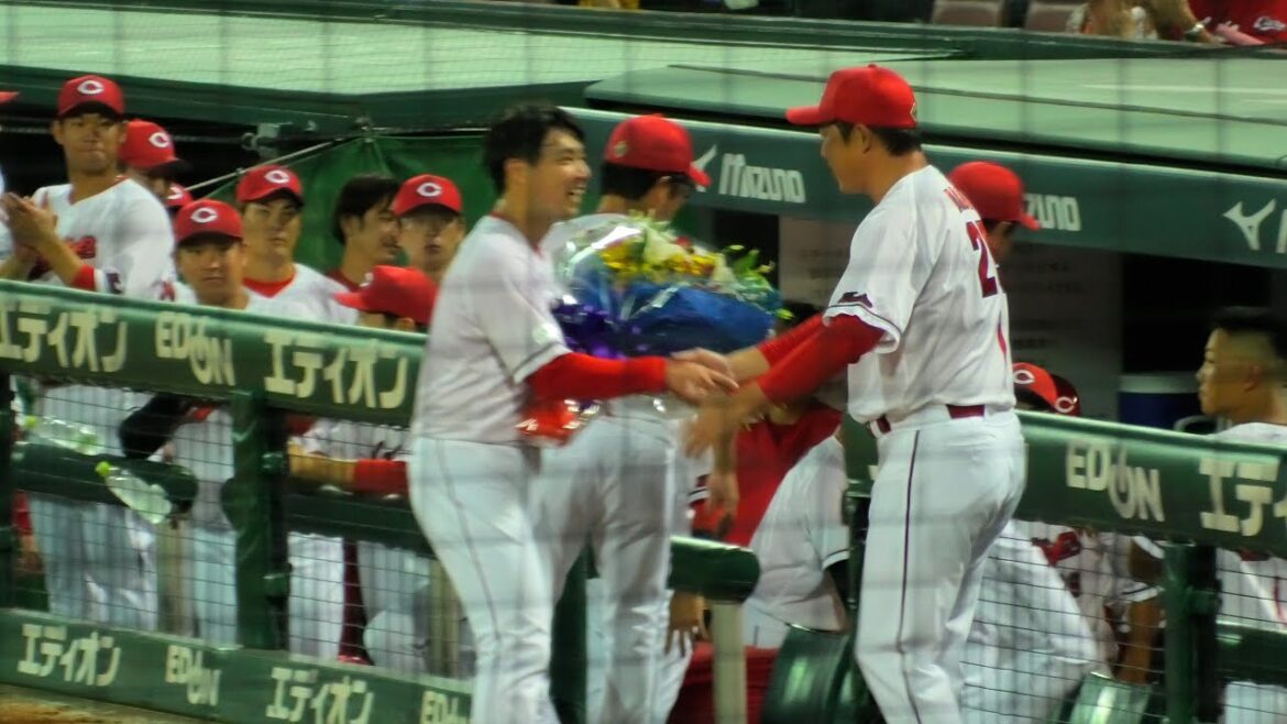 野村祐輔（広島カープ）ラスト登板「１３年間ありがとう！」広島vsヤクルト最終戦２０２４／１０／５】