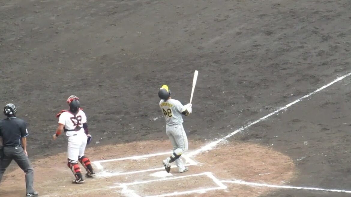 左右反転 原口文仁が左打者だったら（巨人阪神オープン戦2024年2月23日）