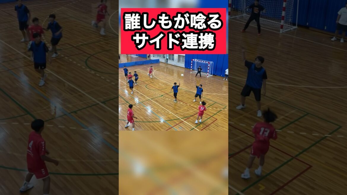 誰しもが唸るサイド連携#ハンドボール #handball #スーパープレイ #shorts #バスケ #バレー #basketball #volleyball
