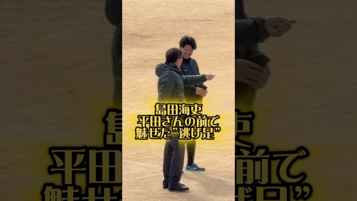 島田海吏選手の鋭い"逃げ足"25.1.17鳴尾浜 #阪神タイガース #阪神 #阪神ファン #プロ野球 #平田勝男 #島田海吏 #高寺望夢 #豊田寛 #上武大学 #鳴尾浜 #自主トレ #九州学院