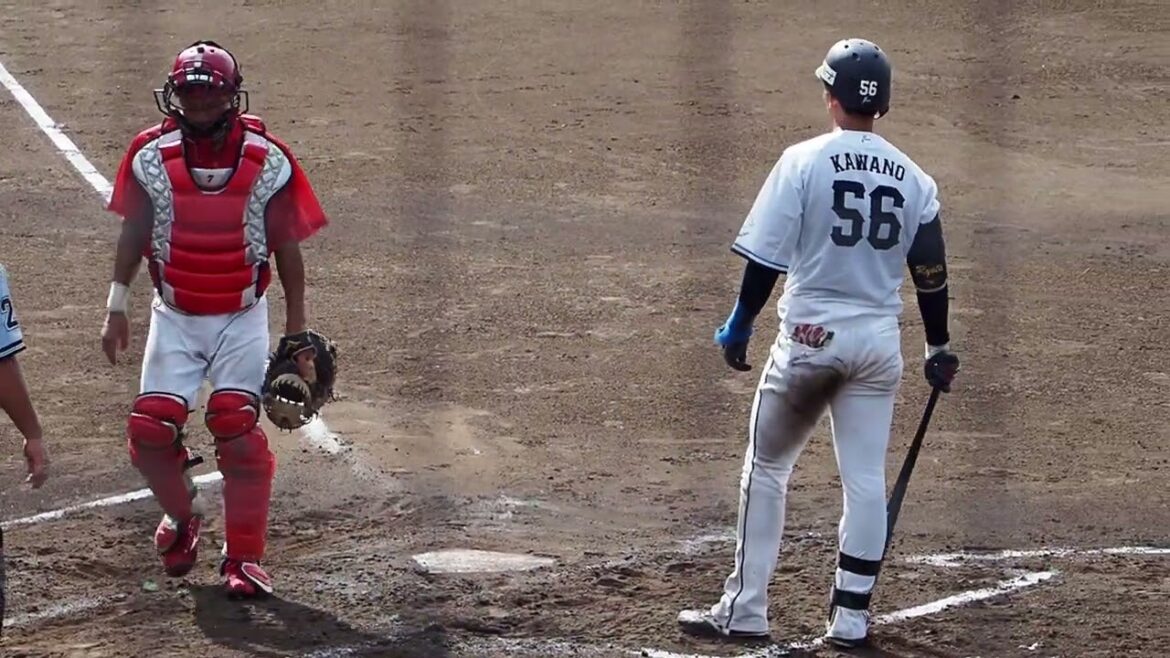 2023.08.27 埼玉西武-トヨタ自動車東日本(カーミニーク) 川野涼多 打席シーン