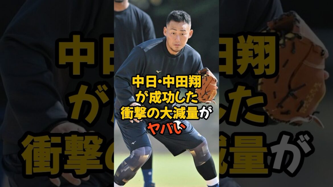 中日・中田翔が成功した衝撃の大減量がスゴすぎる...