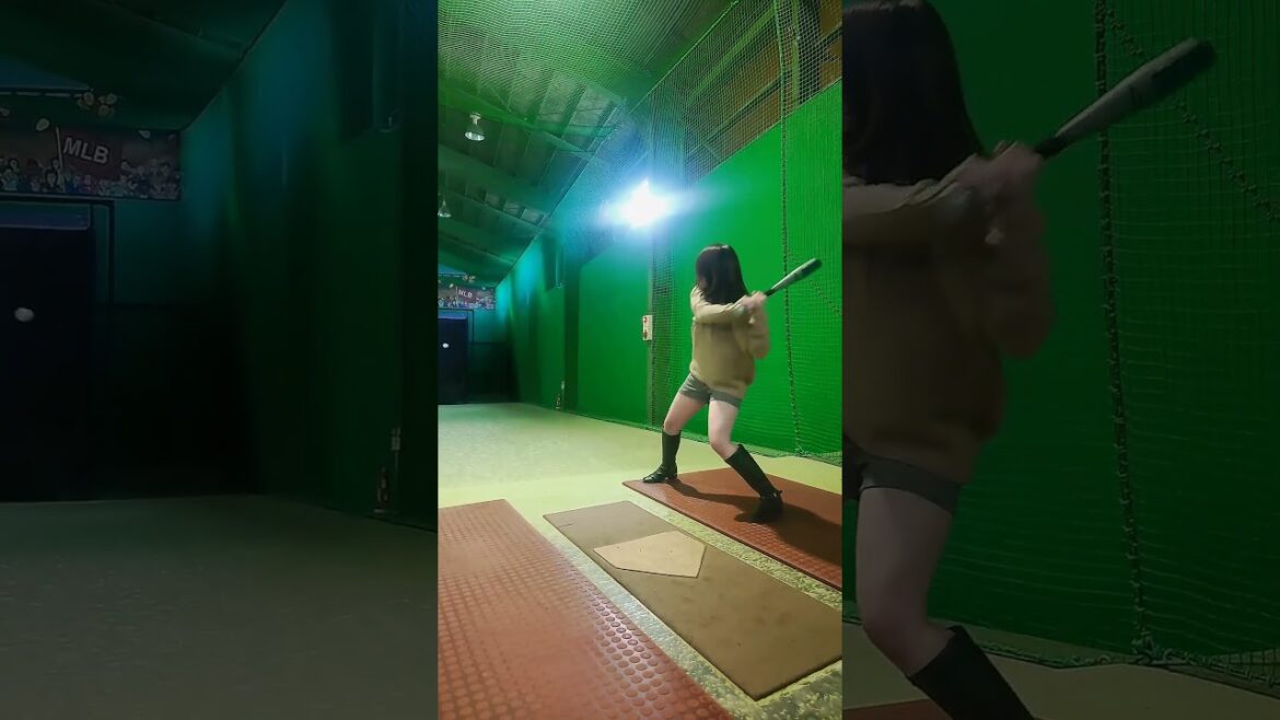 世界根っこ打ち優勝者の映像！ #baseball  #野球少女  #バッティング女子