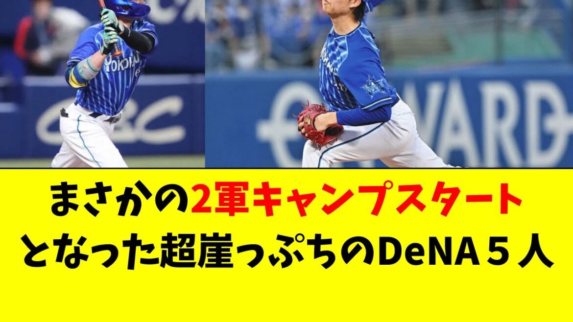 【DeNA】三浦監督が2軍キャンプに決定した、驚きの５人