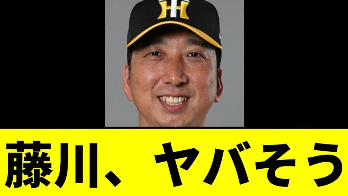 【阪神】藤川監督、もうヤバそうな予感ｗｗｗｗｗｗｗｗｗｗ【2chスレ】