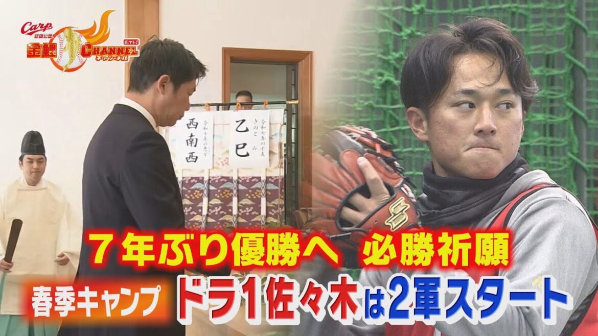 【７年ぶりＶへ】春季キャンプは若手もベテランも競争だ【カープ公認】金鯉チャンネル /広テレ！