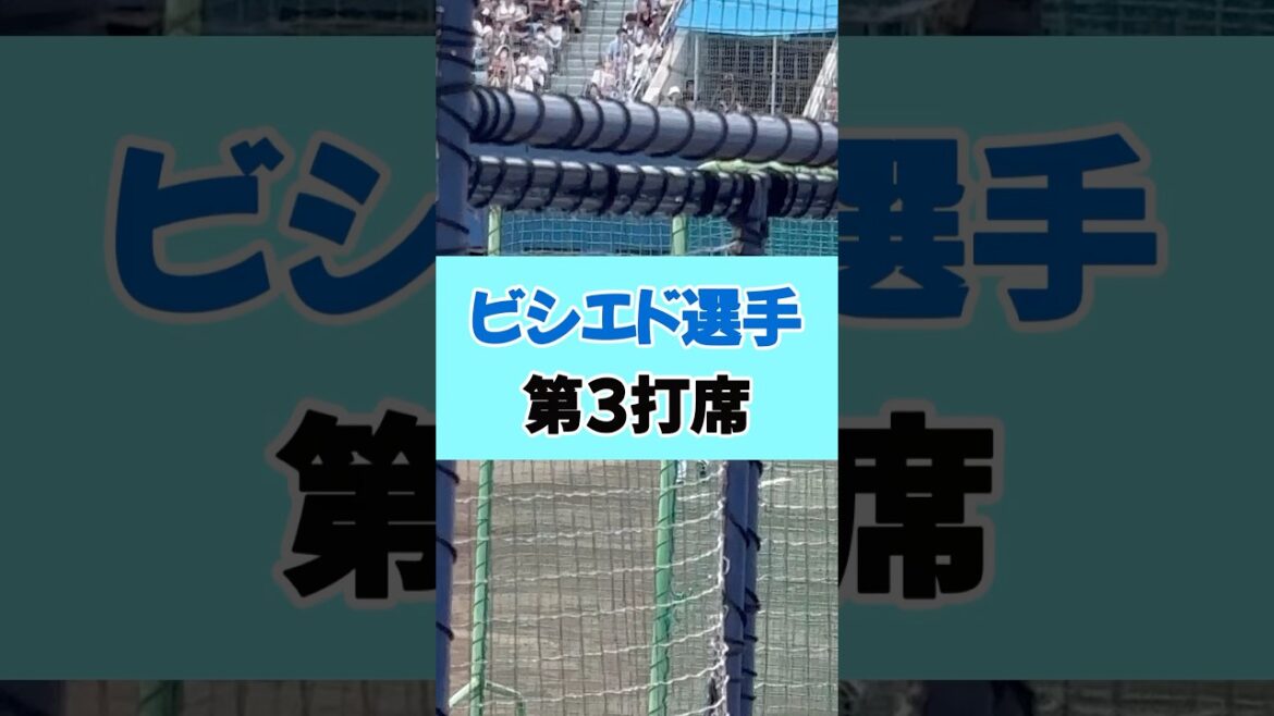 【打撃結果】ビシエド選手の歓声がすごすぎた(第3打席)